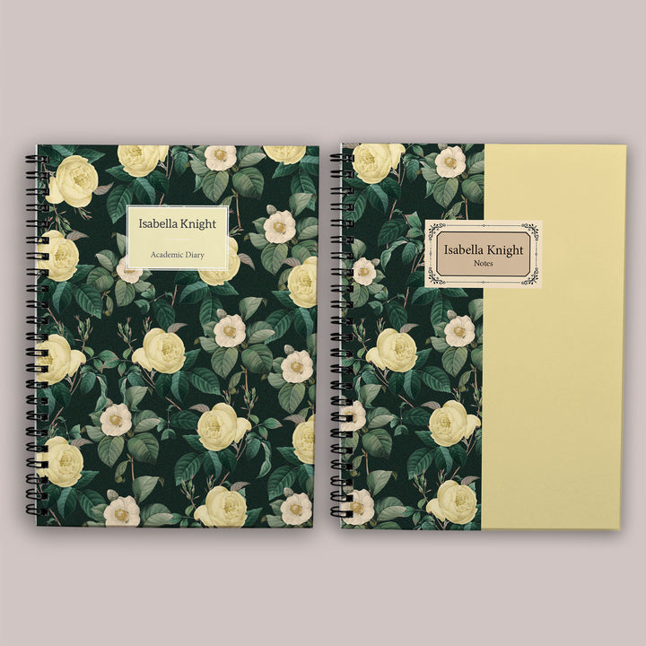 Academic Diary & Notebook Set - Aloha Tropics