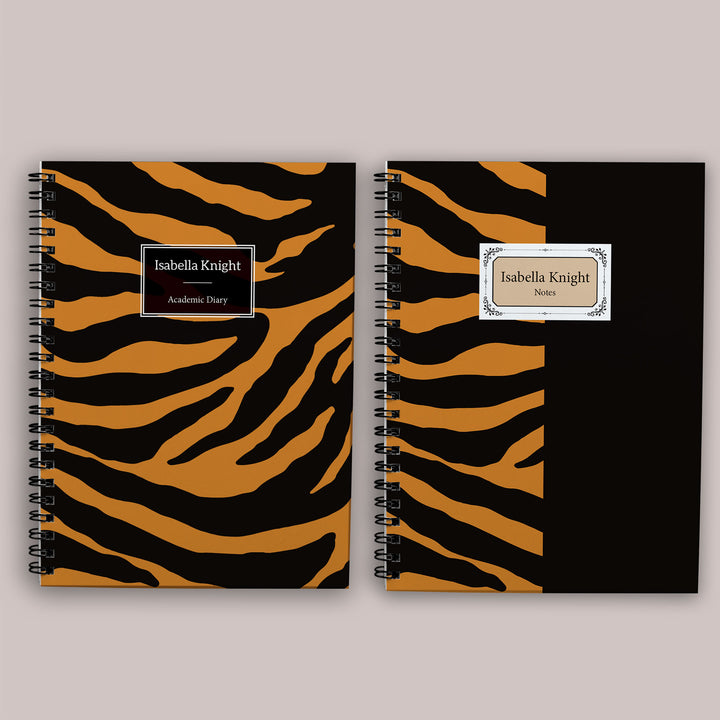 Academic Diary & Notebook Set - Tiger