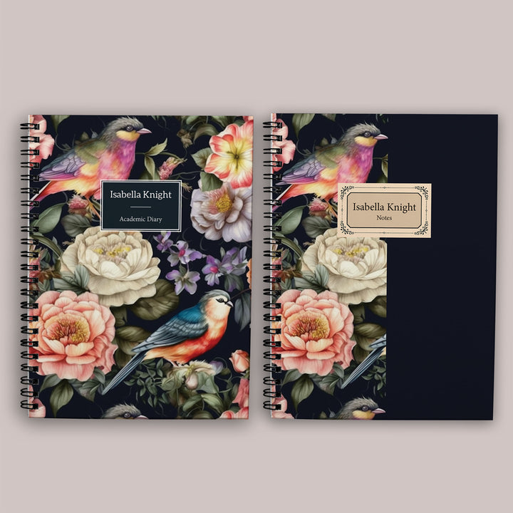 Academic Diary & Notebook Set - Tropical