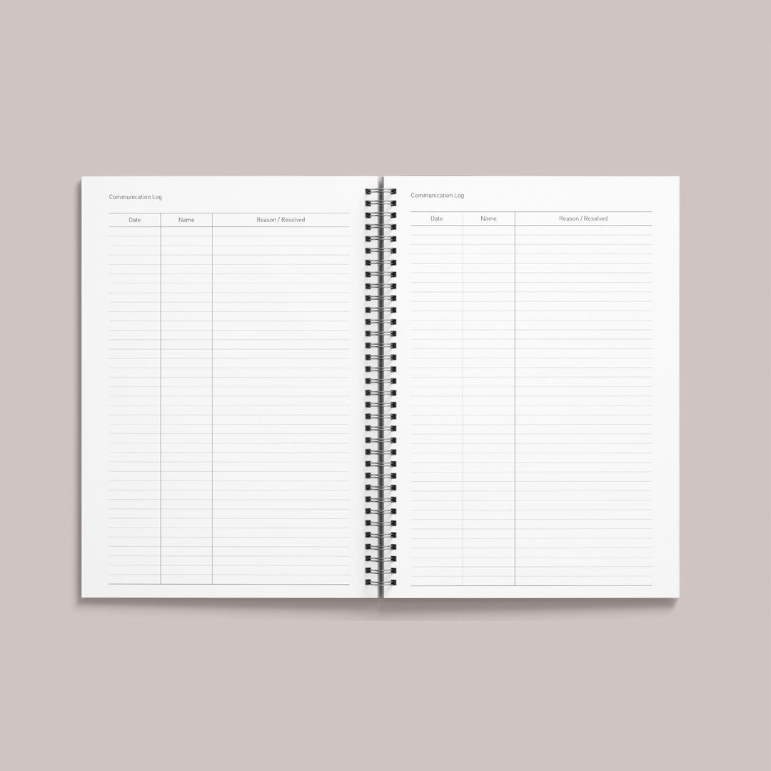 Academic Diary & Notebook Set - Vanilla Cream