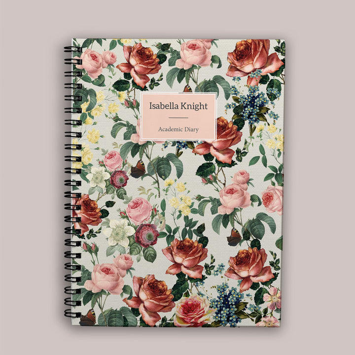 Academic Diary - Satin Rose