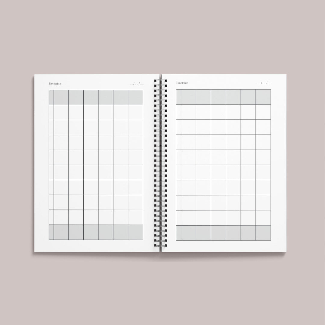 Academic Diary & Notebook Set - Tropical