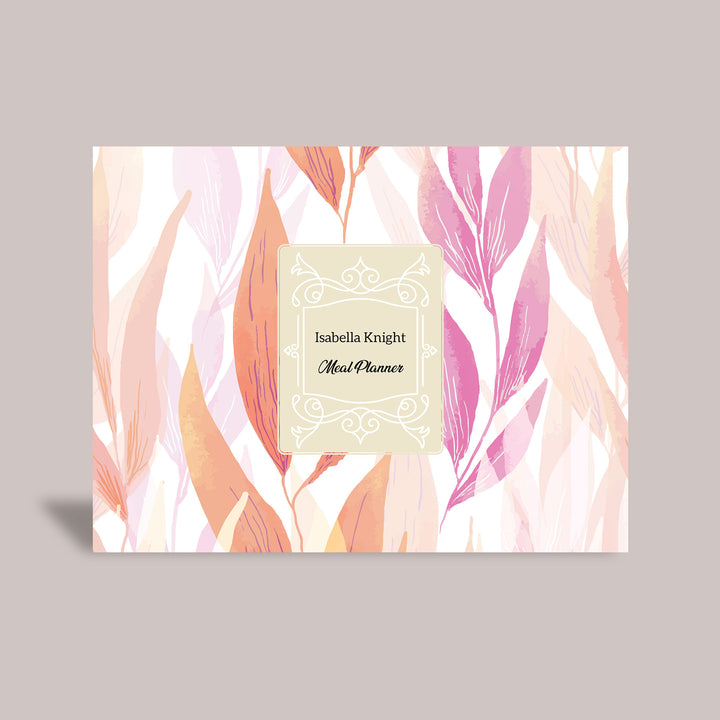 Meal Planner - Pink Botany