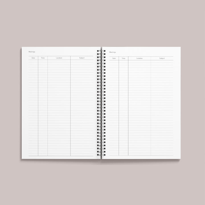 Teacher Planner - Cream Lash