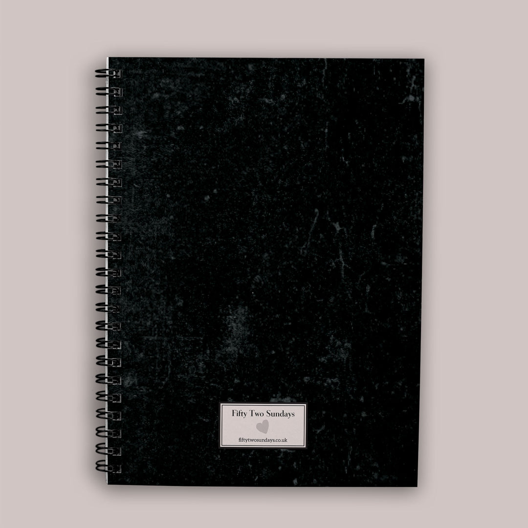 Wellness Journal - Washed Black