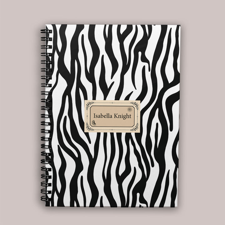 Wellness Journal - Zebra